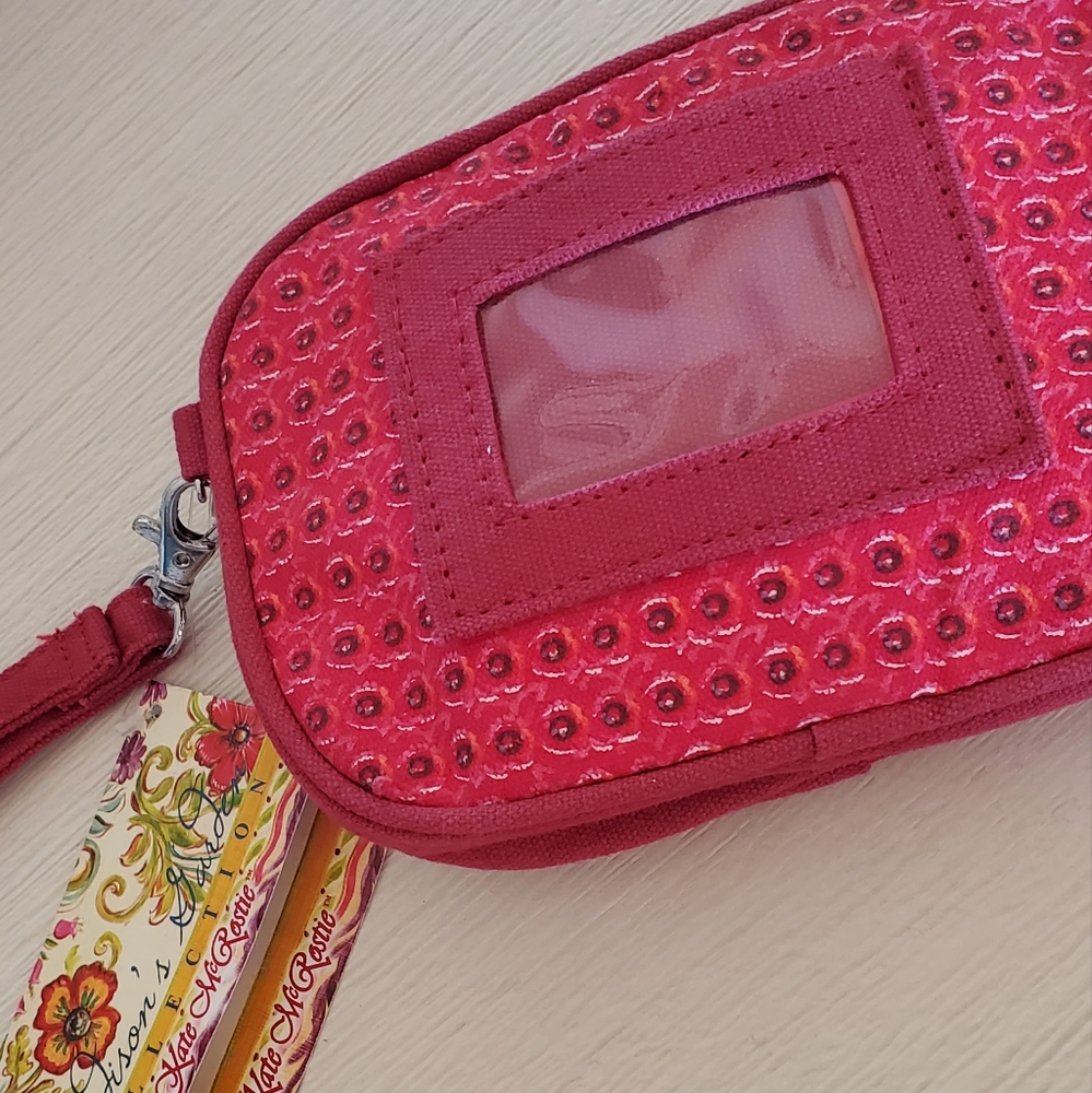 KATE McRostie Madison's Garden Collection Wristlet NWT